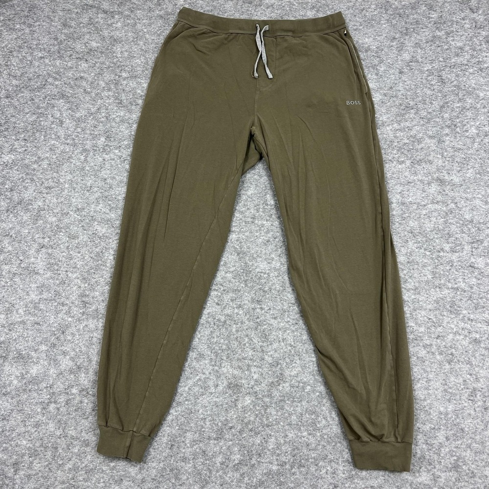 BOSS HUGO BOSS Pants Mens L Green Mix&Match Jogger Relaxed Tapered Sweatpants
